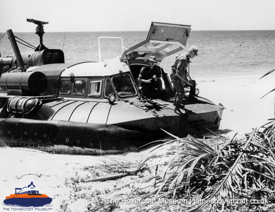 SRN6 in the Tropics -  (credit: The Hovercraft Museum Trust).